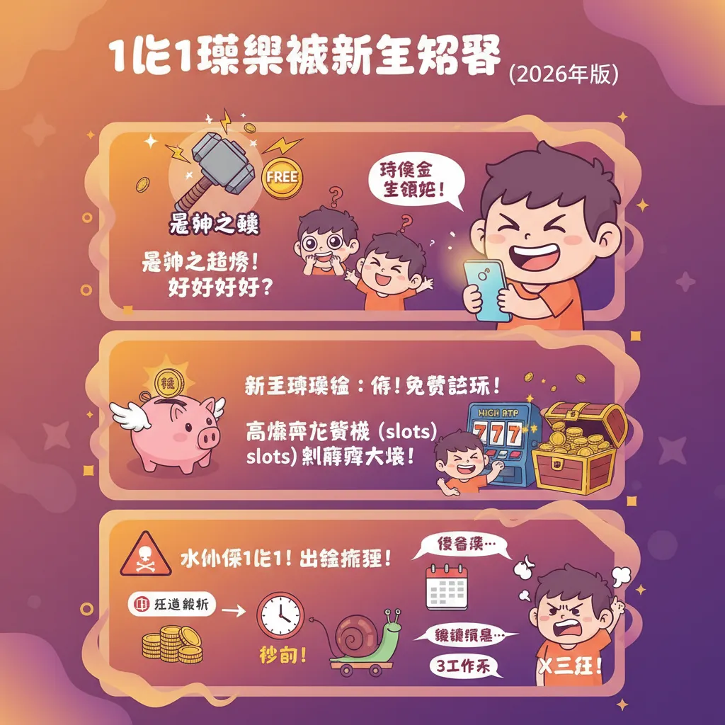 新手玩 1比1 娛樂城，領體驗金爽玩雷神之錘
